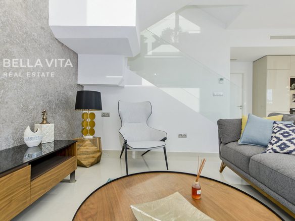 Living room in Single-Family property for Sale in Rojales, Ciudad Quesada, Costa Blanca, Spain, with Private Pool, 132 m², 3 bedrooms, 409.950€