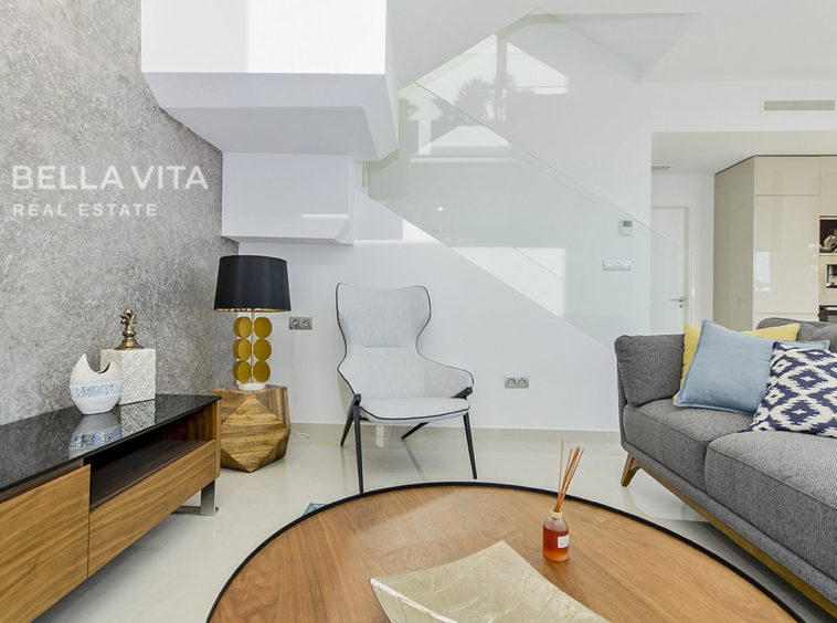 Living room in Single-Family property for Sale in Rojales, Ciudad Quesada, Costa Blanca, Spain, with Private Pool, 132 m², 3 bedrooms, 409.950€