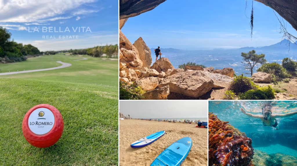 Actividades al aire libre en la Costa Blanca: golf, senderismo, surf, snorkel, etc.  
