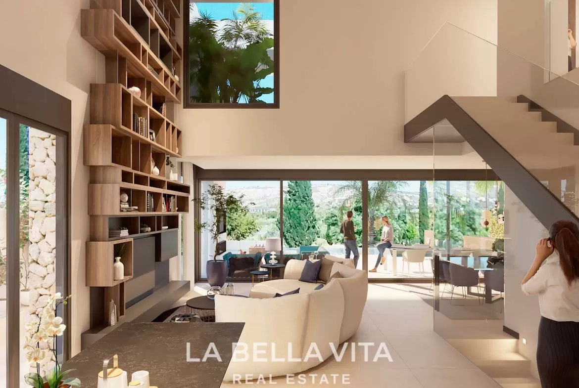 Luxury front-line golf New Build Property for sale in La Finca Resort, Algorfa, Costa Blanca, Spain