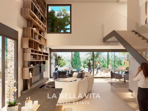 Luxury front-line golf New Build Property for sale in La Finca Resort, Algorfa, Costa Blanca, Spain