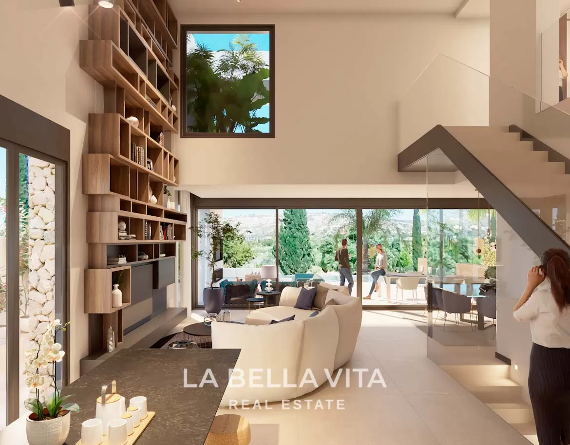 Luxury front-line golf New Build Property for sale in La Finca Resort, Algorfa, Costa Blanca, Spain