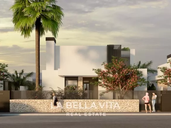 Luxury front-line golf New Build Property for sale in La Finca Resort, Algorfa, Costa Blanca, Spain