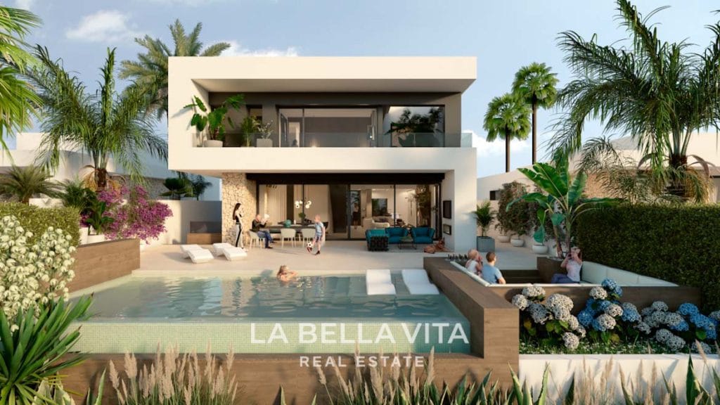 Luxury front-line golf New Build Property for sale in La Finca Resort, Algorfa, Costa Blanca, Spain