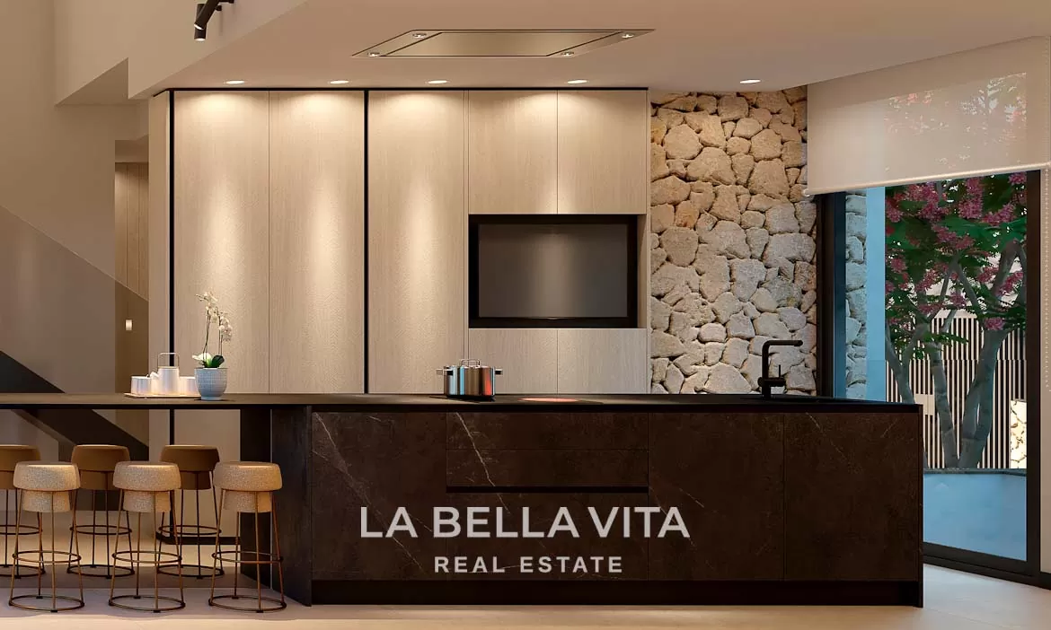 Luxury front-line golf New Build Single Storey Property for sale in La Finca, Algorfa, Costa Blanca, Spain