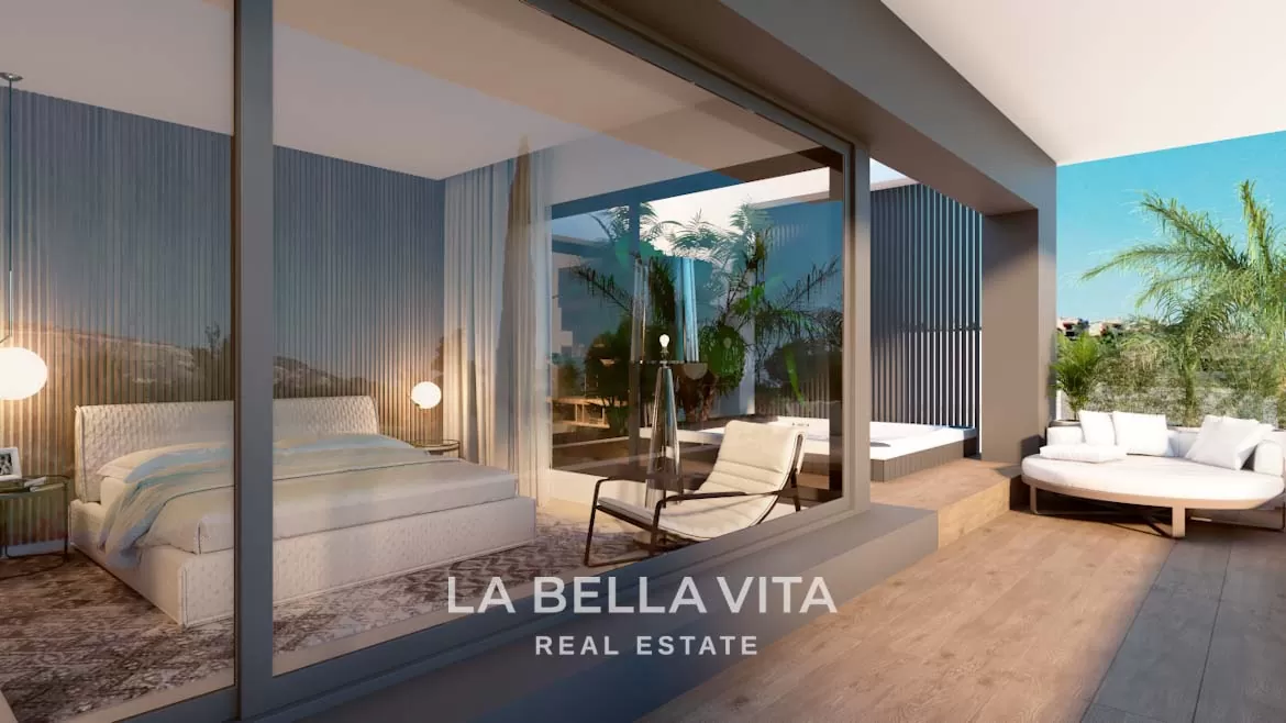 Luxury front-line golf New Build Property for sale in La Finca Resort, Algorfa, Costa Blanca, Spain