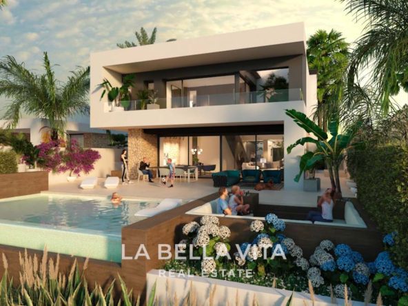 Luxury front-line golf New Build Property for sale in La Finca Resort, Algorfa, Costa Blanca, Spain