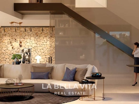 Luxury front-line golf New Build Property for sale in La Finca Resort, Algorfa, Costa Blanca, Spain