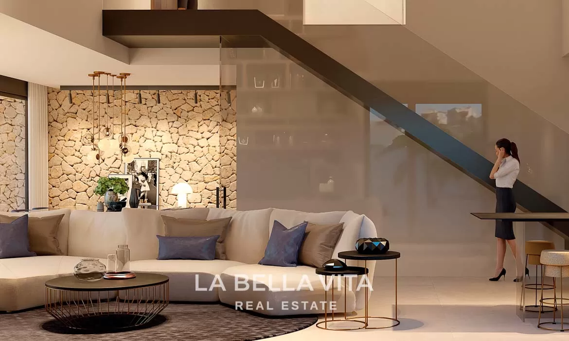 Luxury front-line golf New Build Property for sale in La Finca Resort, Algorfa, Costa Blanca, Spain