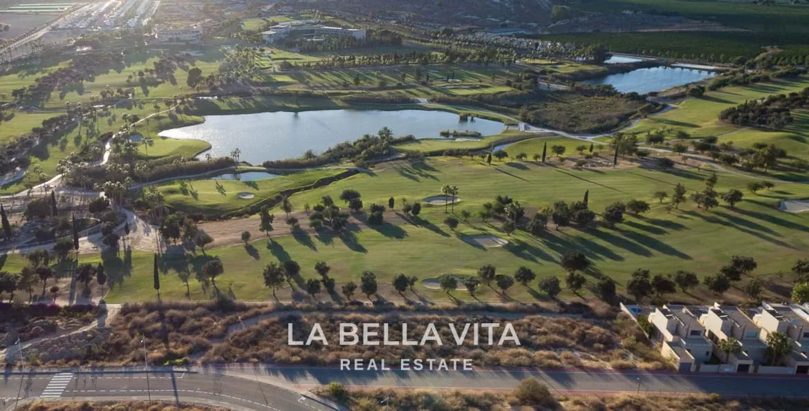 Luxury front-line golf New Build Property for sale in La Finca Resort, Algorfa, Costa Blanca, Spain