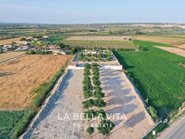 Luxury country house for sale in Dolores, Alicante, Spain Aerial View