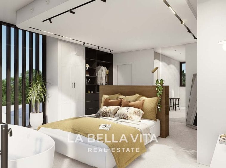 Modern Property for sale in Benimar, Rojales, Alicante, Spain master bedroom