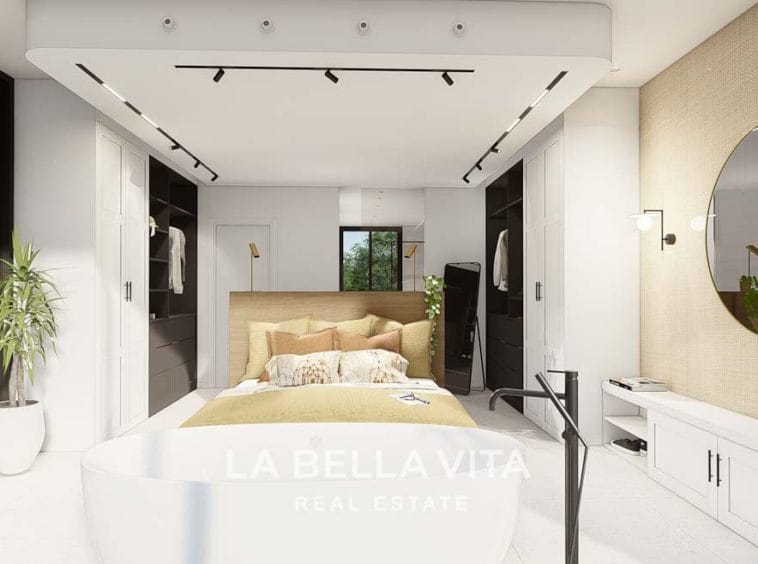 Modern Property for sale in Benimar, Rojales, Alicante, Spain master bedroom