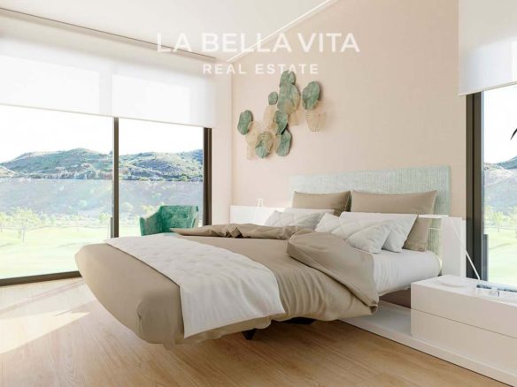 Apartments for sale on golf resort Font del Llop in Alicante, Costa Blanca, Spain