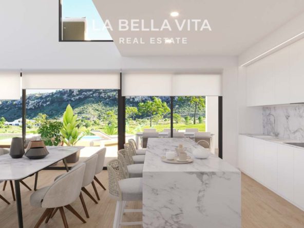 Luxury property for sale on golf resort Font del Llop in Alicante, Costa Blanca, Spain double high