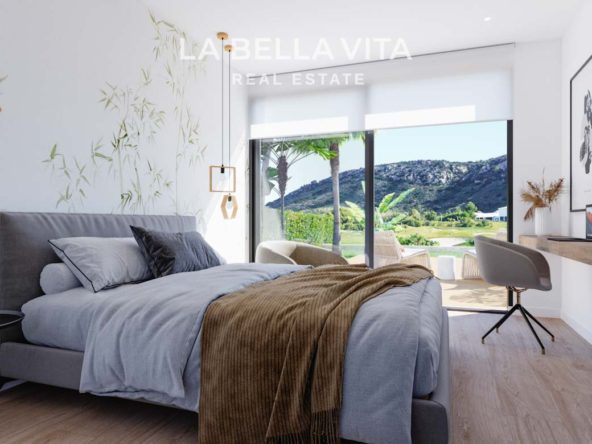 Luxury property for sale on golf resort Font del Llop in Alicante, Costa Blanca, Spain bedroom