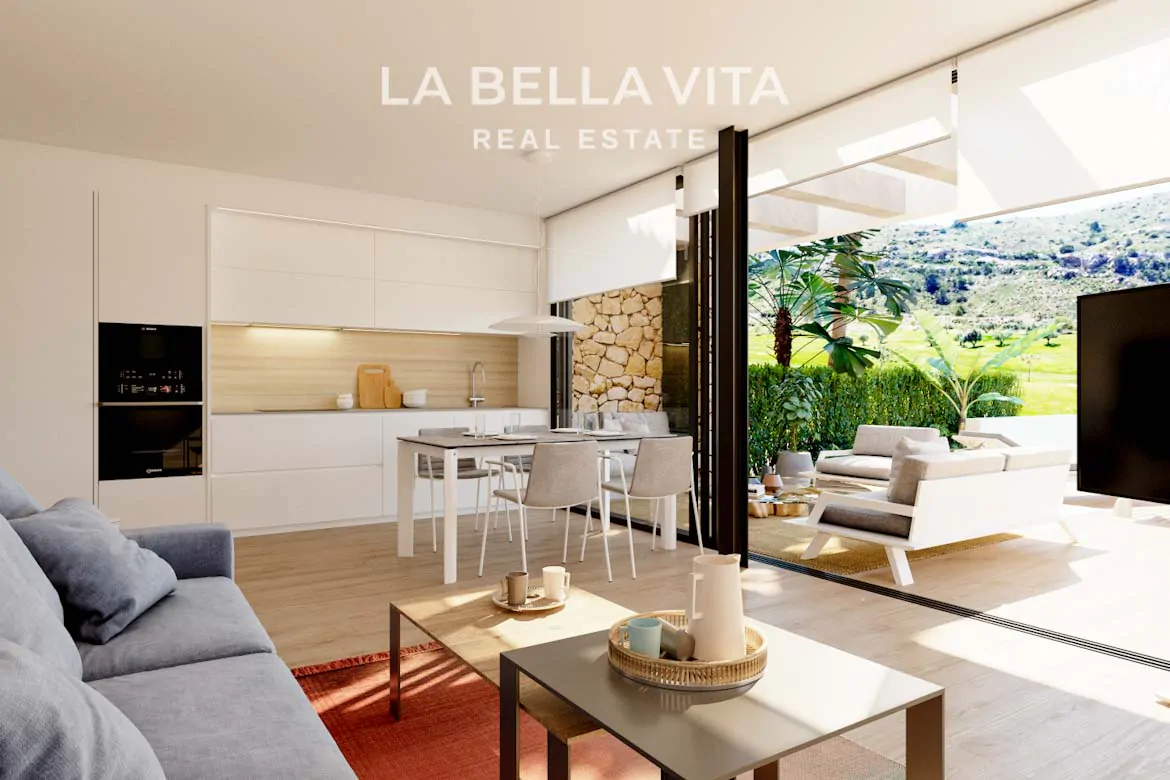 Villas for sale on golf resort Font del Llop in Costa Blanca, Alicante, Spain