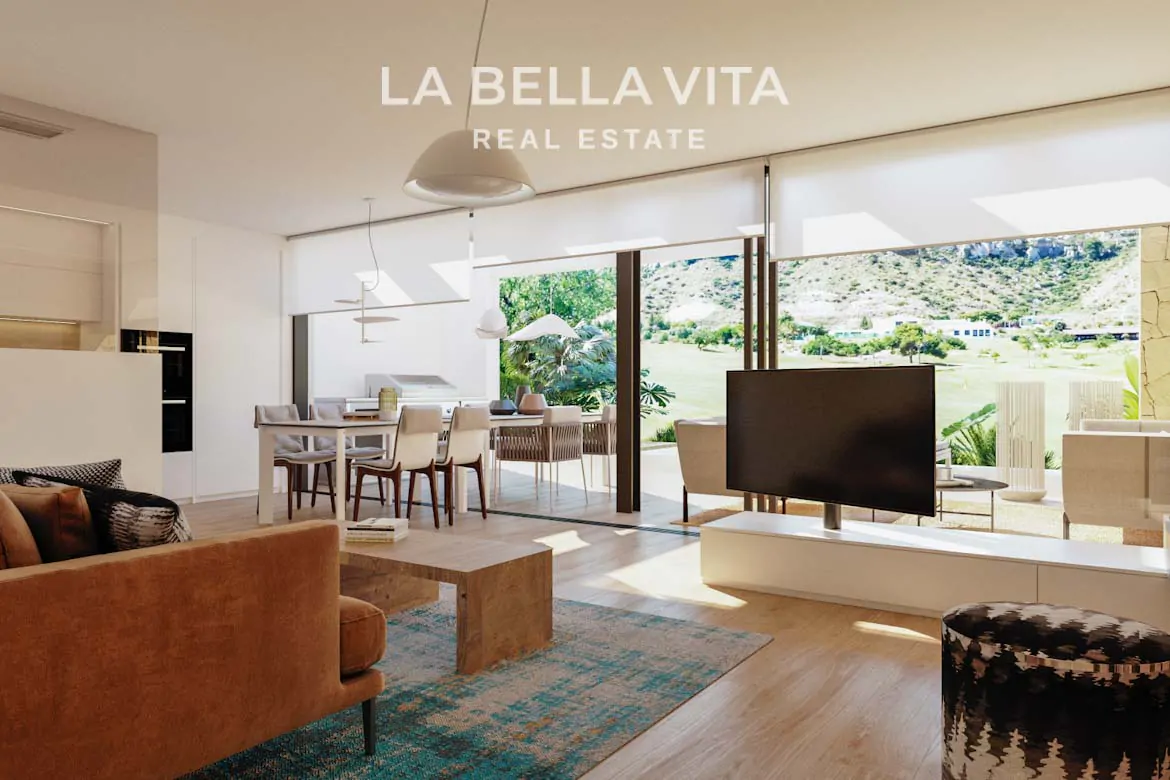 Villas for sale on golf resort Font del Llop in Costa Blanca, Alicante, Spain