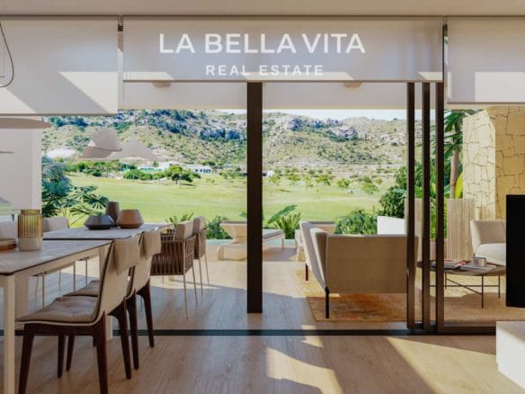 Villas for sale on golf resort Font del Llop in Costa Blanca, Alicante, Spain