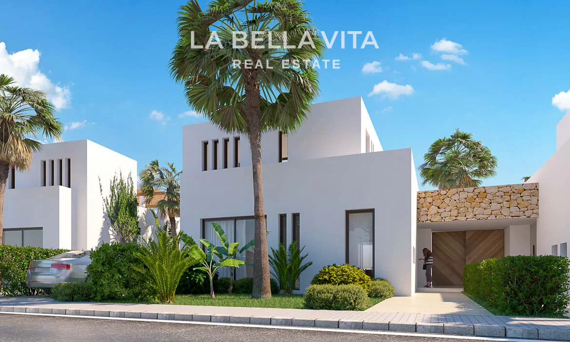 Villas for sale on golf resort Font del Llop in Costa Blanca, Alicante, Spain