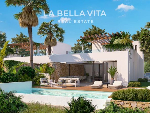 Villas for sale on golf resort Font del Llop in Costa Blanca, Alicante, Spain