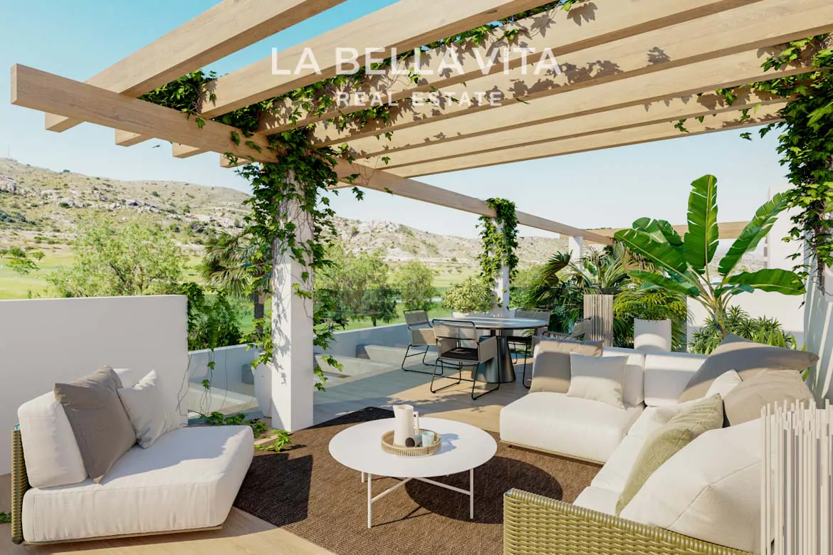 Villas for sale on golf resort Font del Llop in Costa Blanca, Alicante, Spain