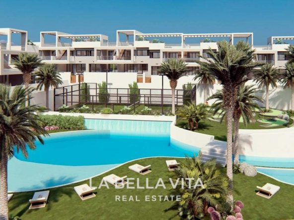 Modern Bungalows for sale in Los Balcones, Torrevieja, Alicante, Spain with sea view