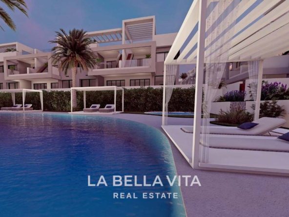 Modern Bungalows for sale in Los Balcones, Torrevieja, Alicante, Spain with sea view