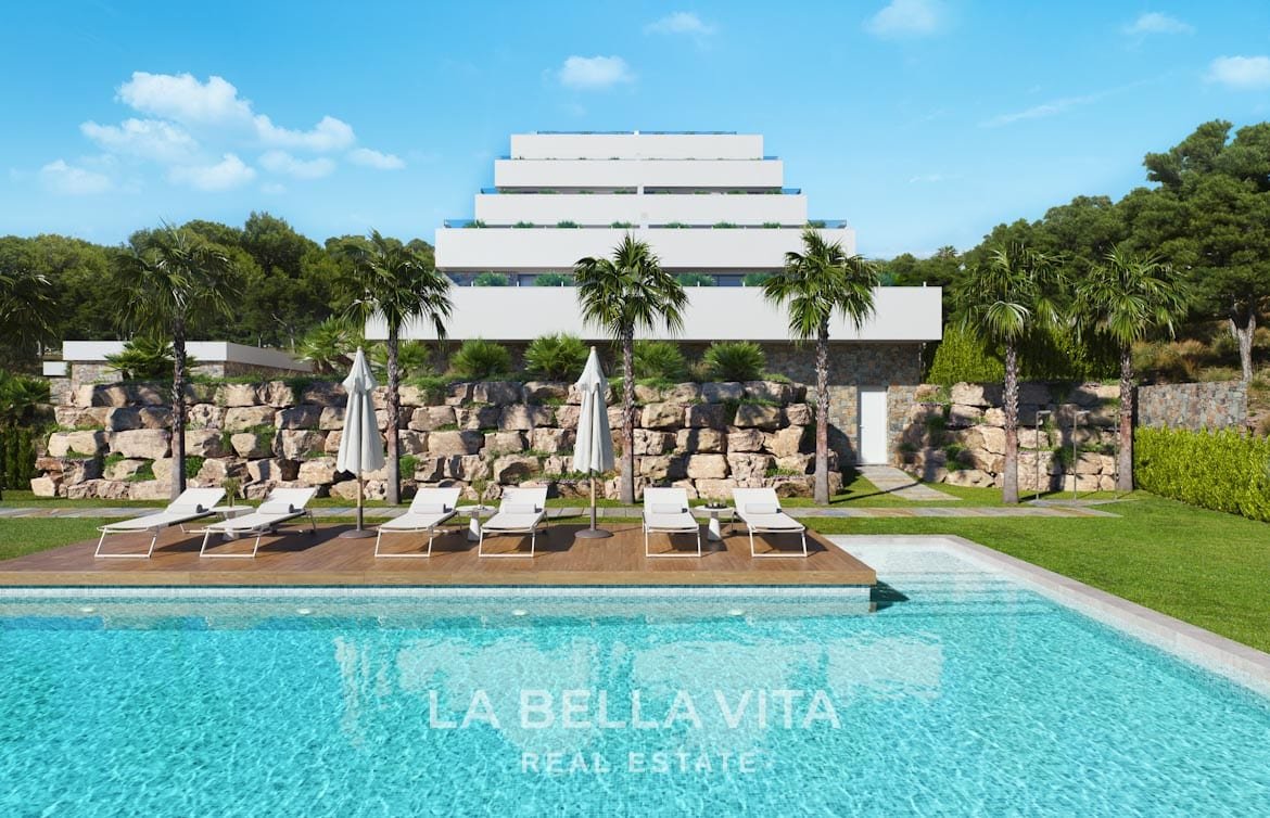 Luxury apartments for sale in Las Colinas Golf Resort, Orihuela Costa