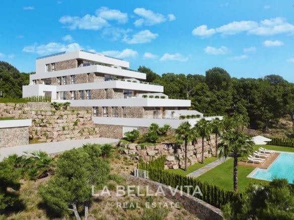Luxury apartments for sale in Las Colinas Golf Resort, Orihuela Costa