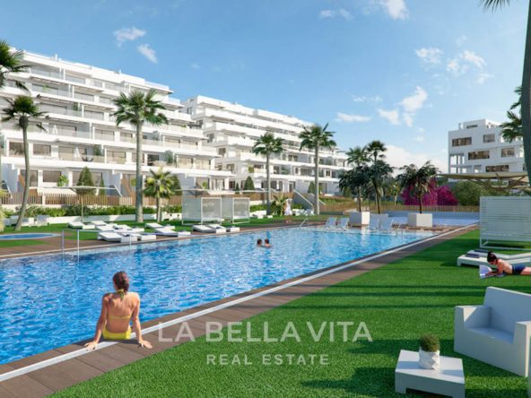 Luxury new build apartments for sale with sea view in Finestrat Benidorm, Alicante