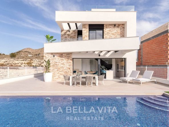 Independent Luxury Villas with sea views for sale in Balcón de Finestrat, Alicante, Spain