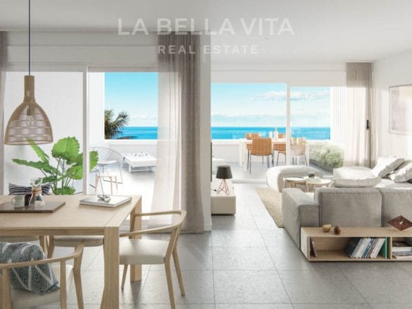 Luxury properties with sea view for sale in Villajoyosa, Alicante, Spain