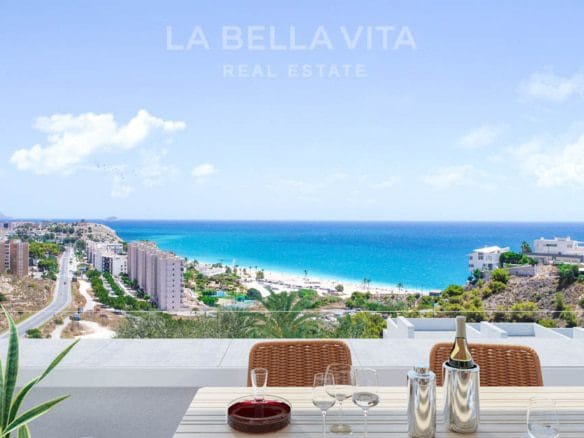 Luxury properties with sea view for sale in Villajoyosa, Alicante, Spain