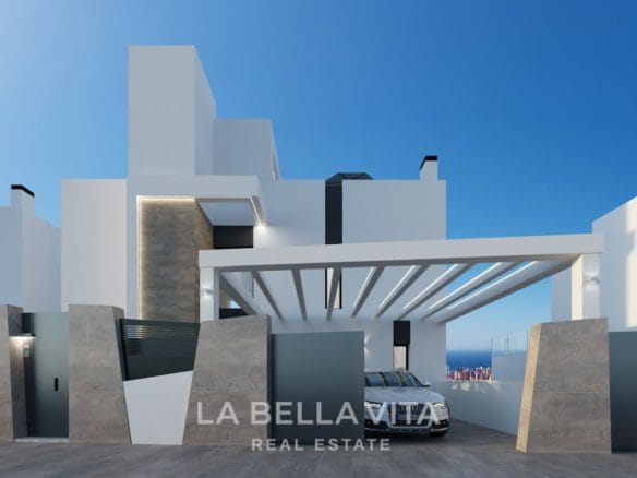 Luxury properties for sale in Finestrat Benidorm, Costa Blanca with sea view