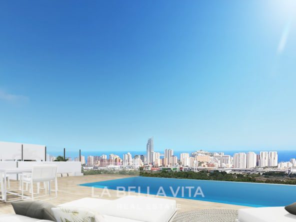 Luxury properties for sale in Finestrat Benidorm, Costa Blanca with sea view