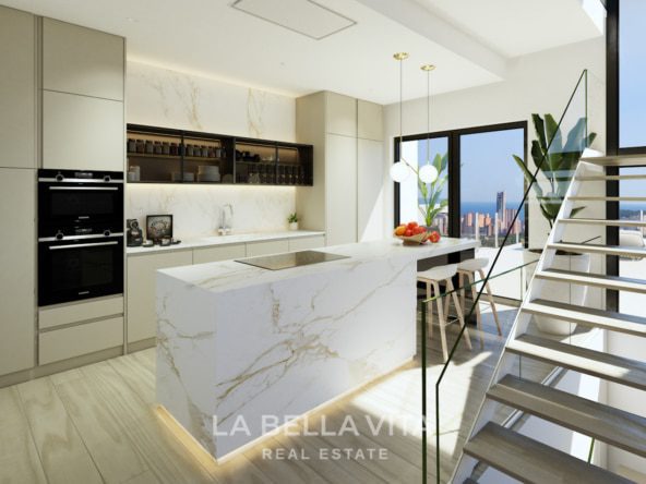 Luxury properties for sale in Finestrat Benidorm, Costa Blanca with sea view