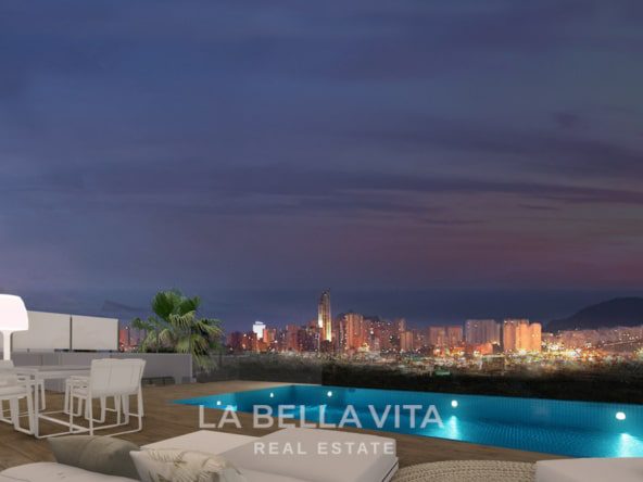 Luxury properties for sale in Finestrat Benidorm, Costa Blanca with sea view