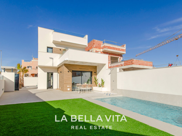 New Build Detached Properties with private pool for sale in Los Montesinos, La Herrada, Costa Blanca