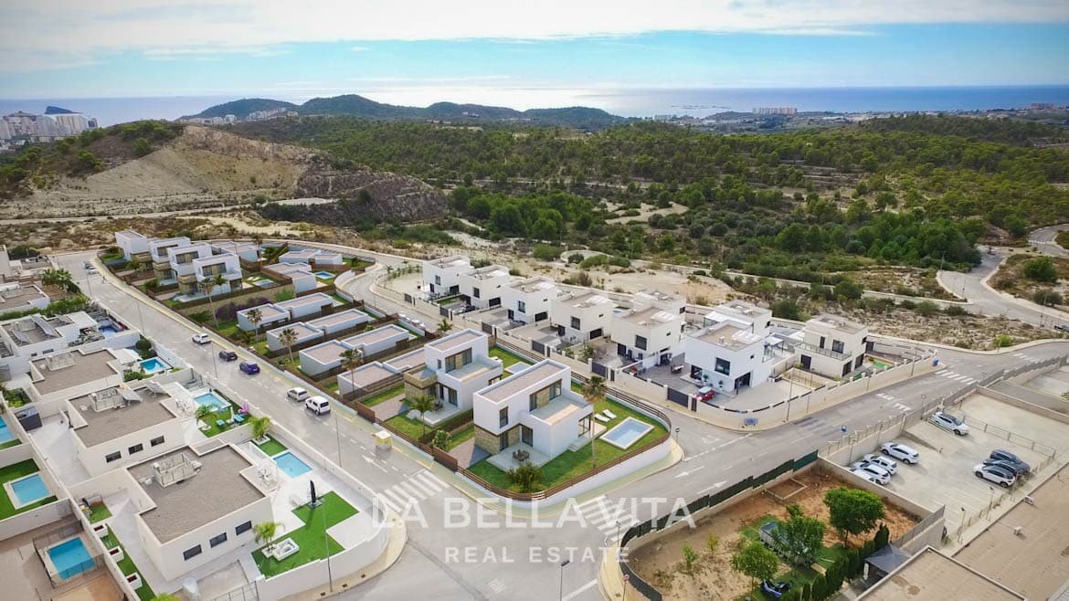 New Build Villas for sale in Balcon de Finestrat, Alicante, Spain-sea view
