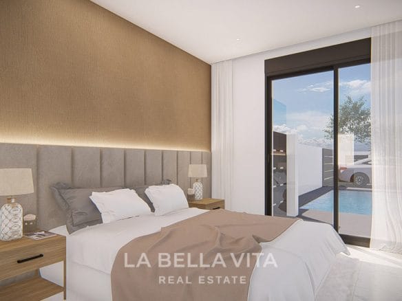New Build One Storey Villa with private pool for sale in Formentera del Segura, Alicante, Spain
