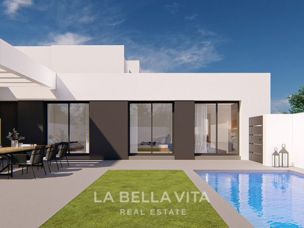 New Build One Storey Villa with private pool for sale in Formentera del Segura, Alicante, Spain