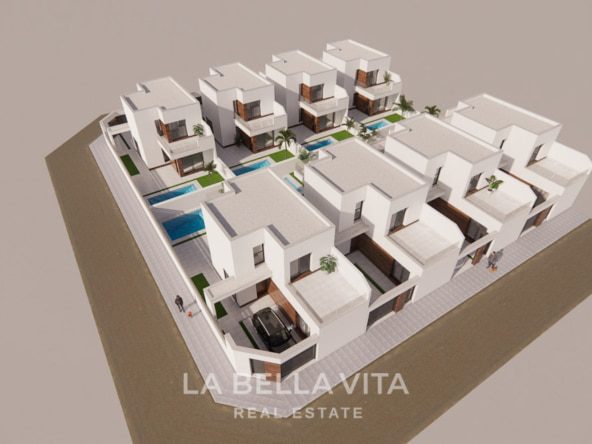 New Build Properties with private pool for sale in San Fulgencio, Alicante, Spain