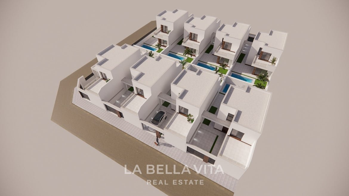 New Build Properties with private pool for sale in San Fulgencio, Alicante, Spain