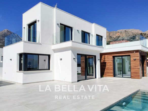 New Build House with private pool for sale in Polop de la Marina