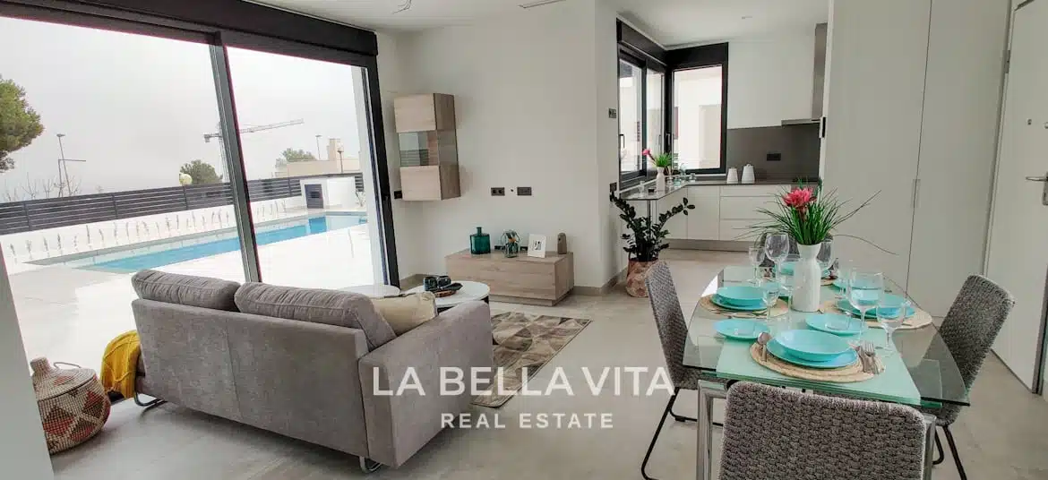 New Build House with private pool for sale in Polop de la Marina
