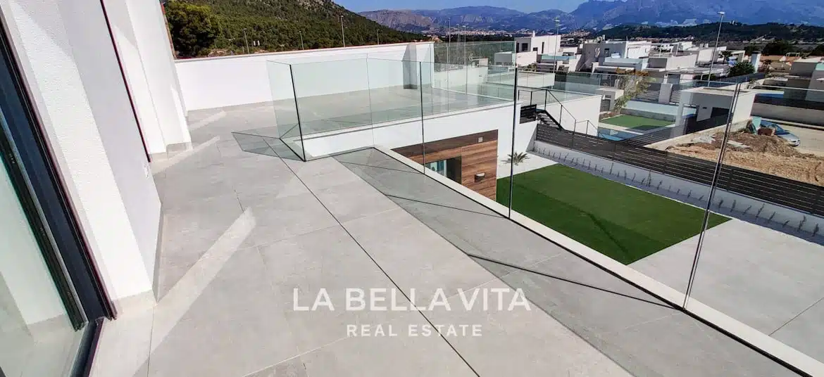 New Build House with private pool for sale in Polop de la Marina