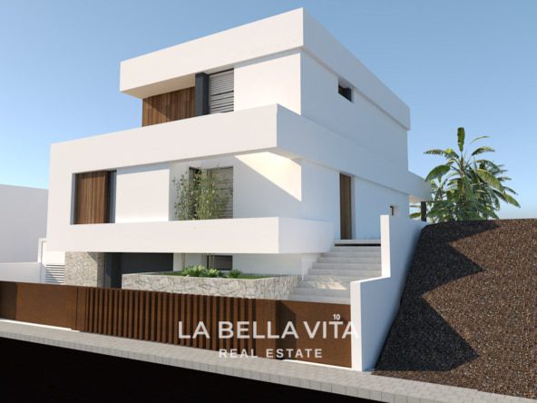 New Build Luxury bespoke villa LUMINARE with sea view for sale in Balcon de Finestrat, Benidorm, Alicante