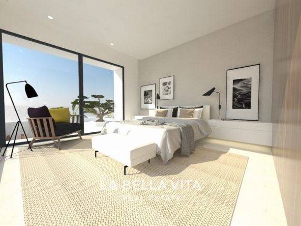 New Build Luxury bespoke villa LUMINARE with sea view for sale in Balcon de Finestrat, Benidorm, Alicante