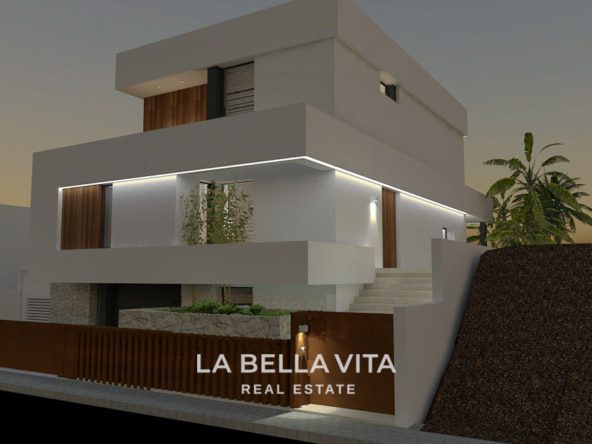 New Build Luxury bespoke villa LUMINARE with sea view for sale in Balcon de Finestrat, Benidorm, Alicante